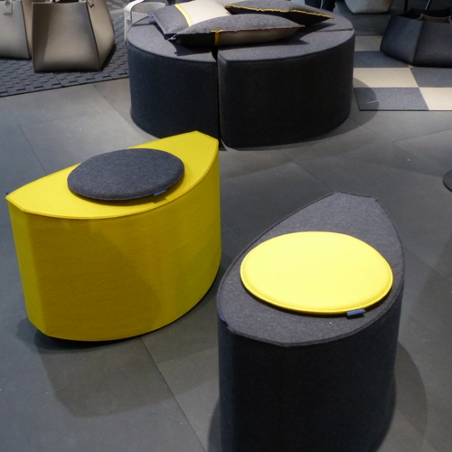 poufs Hey-sign en feutrine